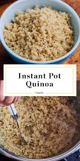 Perfect Quinoa In Almost No Time Thanks To The Instant Pot Recipe In 2020 Instant Pot Quinoa Instant Pot Quinoa Recipes Perfect Quinoa