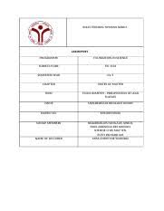 Apply online for any course at kolej yayasan. Chemistry Report Stoichiometryprecipitation Of Lead Sulfate Redo Kolej Teknikal Yayasan Sabah Lab Report Programme Foundation In Science Course Hero