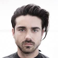 Haircuts For Diamond Faces Slicked Back Menshaircutideas Haircut For Face Shape Haircuts For Men Diamond Face Hairstyle