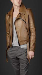 Men S Designer Outerwear Burberry Official Mens Outfits Mens Jackets Leather Jacket Men