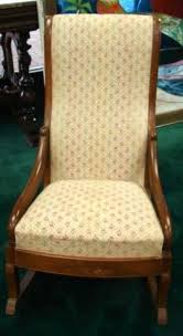 150i Vintage Nursing Rocking Chair Upholstered Lot 0150i Upholstered Chairs Rocking Chair Vintage Nurse