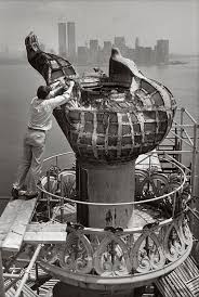 Once your inside there's a torch and cool exhibits that show you how the statue got there and stuff. Take A Tour Of Lady Liberty S Torch Right This Second The New York Times