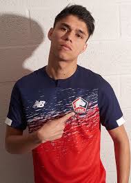 Accompanying hooped socks include a zonal polypropylene footbed to release moisture away from the foot. Losc Lille 19 20 Home Kit Farside Creative