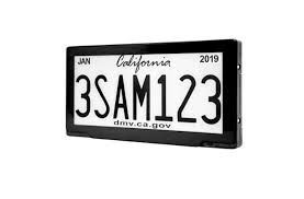 If a single plate and sticker are required, the fee is $26. California To Become The First State To Test Digital License Plates Roadshow