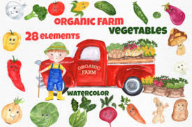Download Watercolor Vegetables Clipart Farm Clipart Kawaii Clipart Healthy Food Kids Clipart Little Farmer Cute Vegetables Graphic By Vivastarkids Creative Fabrica