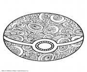 Coloriage Mandala Pokemon Pokeball Mandala Pokemon Coloriage Mandala Pokemon A Imprimer