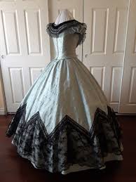 This dress was inspired by a number of old photographs of 1860s dresses. 1860s Ball Gown Simplicity 1728 With Self Drafted Bertha Crafting Through Time