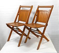 Pair Of Vintage Wooden Folding Chairs Wood Slatted Folding Chairs Picnic Pati Https Pickndecor Com Interior Wooden Folding Chairs Folding Chair Chair