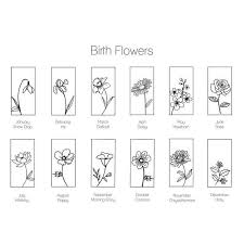 Birth Flowers For Each Month Tattoo In 2020 Birth Flowers Birth Flower Tattoos Birth Month Flowers