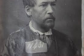 A Very Rare Mid-19thC Ledger Page of Convict Mugshot Photographs from