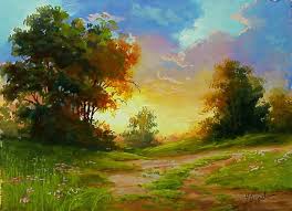 Find & download free graphic resources for landscape painting. Gouache Landscape Painting By Artist Yasser Fayad July 31 2018 Art