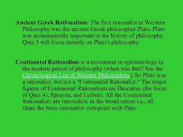 These 6th grade trivia questions and answers are for the students that are near their teenage. Rationalist Epistemology Plato And Descartes Readings Quiz