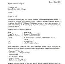 Mempelajari bahasa asing memang tidak semudah bahasa indonesia. Contoh Surat Lamaran Kerja Di Bimbel