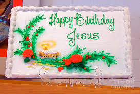 Christmas birthday cake by roann mendriq. Christmas Birthday Cake For Jesus Made In The Danish Bakery Sweet Odin S Bonita Springs Florida Photograph By Robert Birkenes