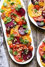 Tomato Beet Salad Summer On A Plate Foxes Love Lemons Recipe Beet Recipes Easy Summer Salads Tomato Recipes