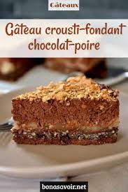 Gateau Crousti Fondant Chocolat Poire Holiday Cheesecake Recipes Turtle Cheesecake Recipes Basic Cheesecake Recipe