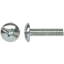 All truss head screws, or mushroom screws are stainless steel, with a slotted head. 8 32 X 1 3 8 Phillips Slotted Combo Drive Truss Head Zinc Finish Steel Machine Screw Fastenal