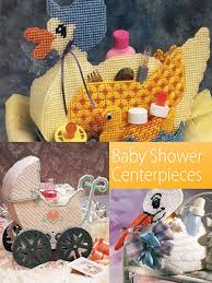 Plastic Canvas Gift Designs Baby Shower Centerpieces