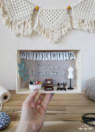 Geschenkidee basteln
