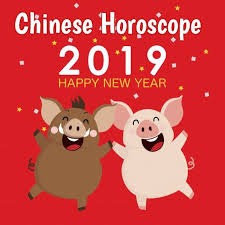 Chinese Horoscope 2019 Chinese New Year Card Chinese New Year Zodiac Chinese New Year Dates