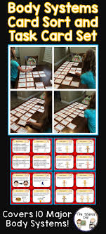 Body Systems Task Cards And Card Sort Body Systems Body Systems Activities Sorting Cards
