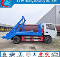Dongfeng Foton 3cbm Swing Arm Garbage Truck, Small Skip Loader Garbage Truck