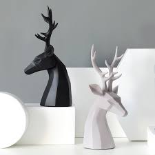 Shop with confidence on ebay! Nordic Deer Resin Figurines And Vases Yiannakou Home Designs Studio 2
