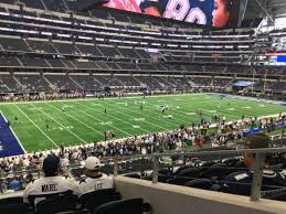 at t stadium section 215 home of dallas cowboys