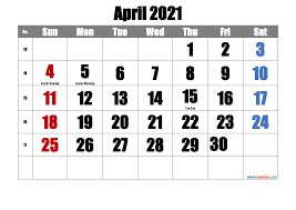 Editable, printable 2021 calendars with week number, us federal holidays, space for notes in word, pdf, jpg. Free Printable April 2021 Calendar Word Template No Ip21fm4 Free Printable Calendars