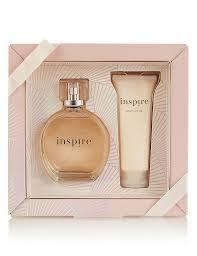 Top notes mandarin, grapefruit, mint; Inspire Fragrance Set Beauty Box M S
