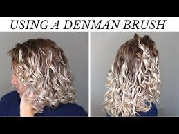 How To Use The Denman Brush On 2b 3a Curls Wet To Dry Routine Youtube Curly Hair Styles Curly Hair Tips Hair