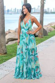 Turquoise Tropical Print Maxi Dress Turquoise Maxi Dress Tropical Print Maxi Dress Maxi Dress