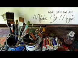 Secara umum kuas digunakan untuk menempelkan cat pada kanvas, kuas cat minyak biasanya bertangkai panjang dan mempunyai bulu kuas yang bervariasi, ada yang runcing. Melukis Menggunakan Cat Minyak Oil Painting Youtube Oil Painting Painting Oils