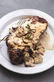 Mushroom Sauce For Steak Recipe Yummly Recipe In 2021 Steak Sauce Steak And Mushrooms Mushroom Sauce
