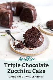 Triple Chocolate Zucchini Cake Dairy Free Recipe Zucchini Cake Chocolate Zucchini Cake Chocolate Zucchini