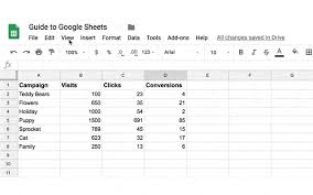 The Ultimate Guide to Google Sheets