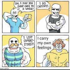 This Self Deprecating Comic About Fitness Is Getting The Royal Meme Treatment Memebase Funny Memes