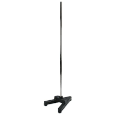 An adjustable rod connects to a sturdy base (often made of cast steel) to support a clamp. Ring Stands Clamps Equipment For Chemistry Shop Homesciencetools