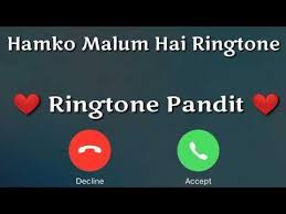 Hamko Malum Hai Ringtone Download Mp3 Download Now Best Ringtone Download Youtube Ringtone Download Incoming Call Screenshot Youtube