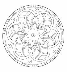 It helps to train color recognition, motor skills, grip control and patience. Mandala With Magnificent And Simple Pattern Easy Mandalas For Kids 100 Mandalas Zen Anti Stress