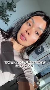 My girl therapy…Trying the Viral Hailey Bieber Face Tanner! AND SHE IS...