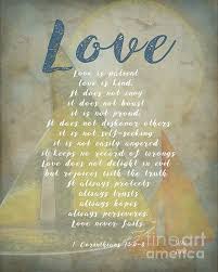 Love is patient love quotes wallpaper hd. 1 Corinthians 13 4 8 Love Is Patient Love Is Kind Wedding Verses Great Gift For Men Or Home Decor Greeting Card For Sale By Artist And Photographer Laura Wrede