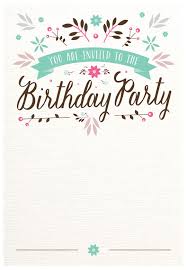 Editable Template Birthday Invitation Card Template Free Download Free Printable Birthday Invitation Flat Floral Greeting Printable Birthday Invitations Birthday Invitation Card Template Free Birthday Invitation Templates