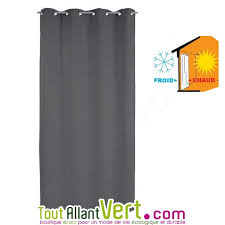 Comment utiliser un rideau thermique ? Rideau Isolant Thermique Hiver Avec Oeillets Porte Et Fenetre Achat Vente Ecologique Acheter Sur Toutallantvert Com