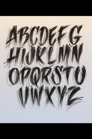 Airbrush Lettering Font Rough Edged Caps Tattoo Lettering Styles Tattoo Lettering Fonts Graffiti Lettering