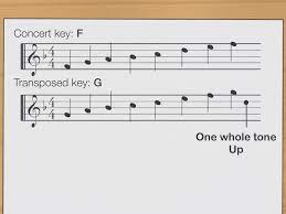 Choose from 500 different sets of flashcards about music key signatures on quizlet. How To Transpose Music From C To B Flat 4 Steps With Pictures