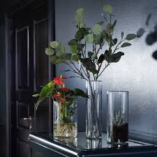 Cylinder Vase Lot De 3 Verre Transparent Ikea Fleurs Artificielles Vase Cylindrique Fleurs Ikea