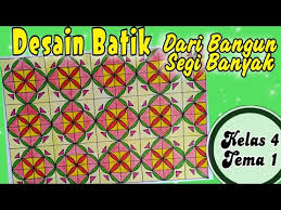 Check spelling or type a new query. Cara Membuat Desain Batik Dari Bangun Segi Banyak Tugas Kelas 4 Tema 1 Youtube