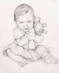 Reserved For Merichelle Custom Portrait Drawing 8x10 Portrait Of One Child Affordable Pencil Commission Portrait Portrait Drawing Pencil Portrait Children Sketch