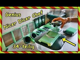 34 Teilig Nicer Dicer Chef Von Genius Von Sofie Haushalt Unperfekt Perfekt Nicer Dicer Nicer Dicer Magic Cube Pizza Blech